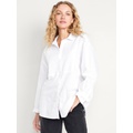 Tuxedo Boyfriend Button-Down Shirt