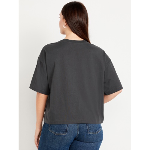 올드네이비 Oversized Crew-Neck Embellished T-Shirt