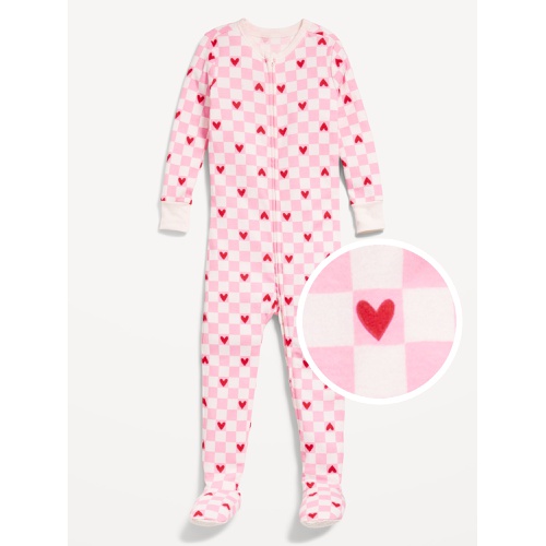 올드네이비 Printed Snug-Fit Zip-Front Footed Pajama One-Piece for Toddler & Baby