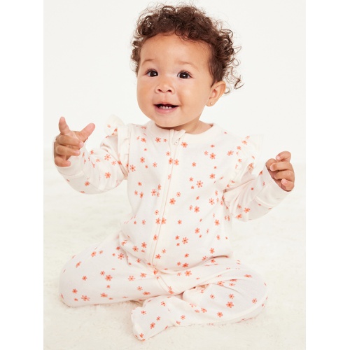 올드네이비 2-Way-Zip Printed Sleep & Play Footed One-Piece for Baby