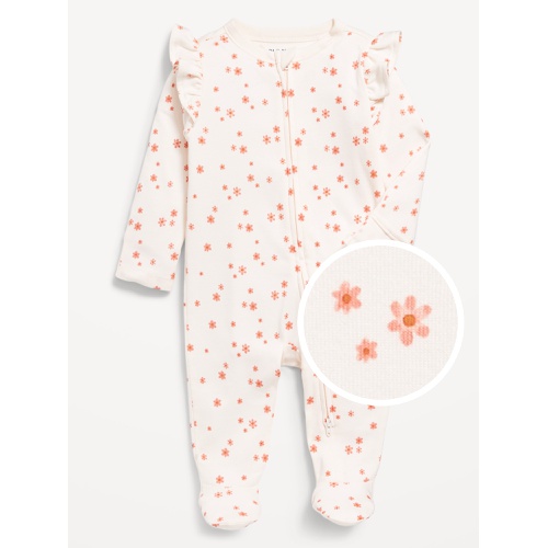 올드네이비 2-Way-Zip Printed Sleep & Play Footed One-Piece for Baby