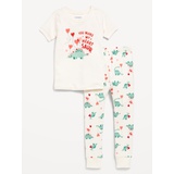 Snug-Fit Graphic Pajama Set for Toddler & Baby