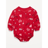 Printed Long-Sleeve One-Piece Romper for Baby