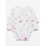 Printed Long-Sleeve Graphic Bodysuit for Baby Hot Deal