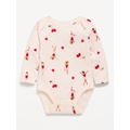 Printed Long-Sleeve Graphic Bodysuit for Baby Hot Deal