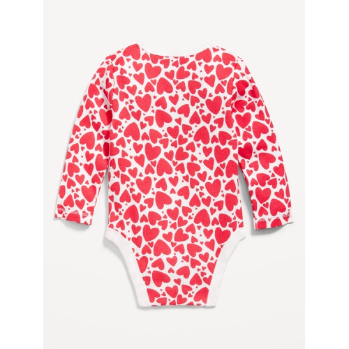 올드네이비 Printed Long-Sleeve Bodysuit for Baby