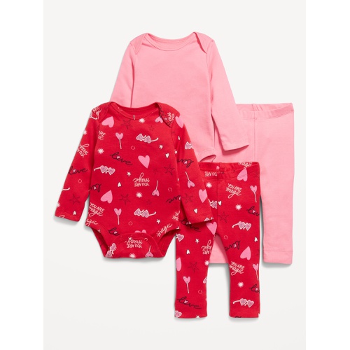 올드네이비 Bodysuit and Leggings 4-Pack for Baby