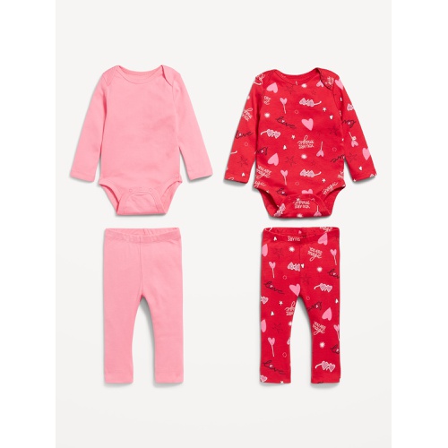 올드네이비 Bodysuit and Leggings 4-Pack for Baby