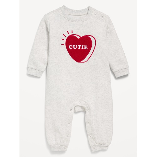 올드네이비 Long-Sleeve Fleece Graphic One-Piece for Baby