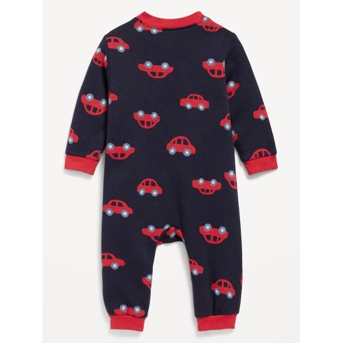 올드네이비 Printed Long-Sleeve Fleece One-Piece for Baby