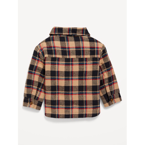 올드네이비 Flannel Buttoned Utility Pocket Shacket for Baby