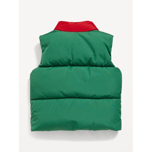 올드네이비 Water-Resistant Quilted Color Block Puffer Vest for Baby