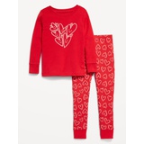 Printed Snug-Fit Pajama Set for Toddler & Baby