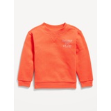 Crew-Neck Graphic Sweatshirt for Toddler Boys