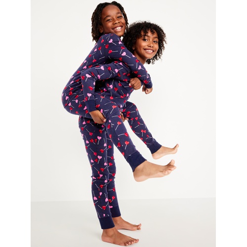 올드네이비 Printed Snug-Fit Gender-Neutral Pajama Set for Kids Hot Deal