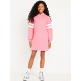 Long-Sleeve Hooded Fleece Dress for Girls Hot Deal