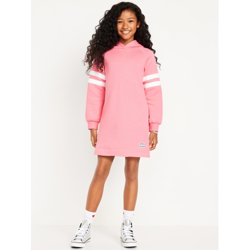 올드네이비 Long-Sleeve Hooded Fleece Dress for Girls Hot Deal