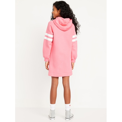 올드네이비 Long-Sleeve Hooded Fleece Dress for Girls Hot Deal