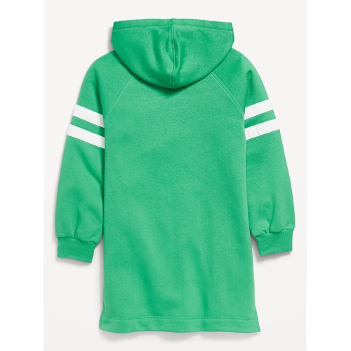 올드네이비 Long-Sleeve Hooded Fleece Dress for Girls Hot Deal