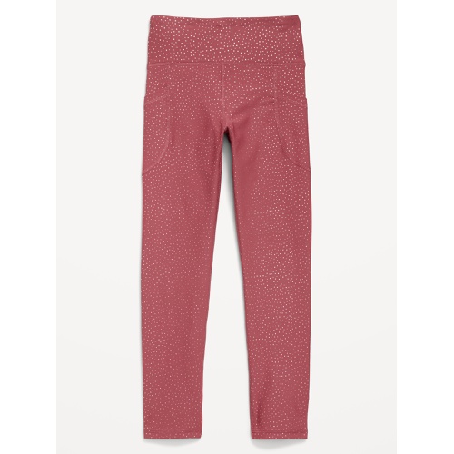 올드네이비 High-Waisted PowerSoft Side-Pocket Leggings for Girls