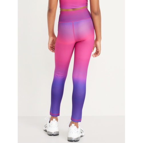 올드네이비 High-Waisted PowerSoft 7/8-Length Performance Leggings for Girls