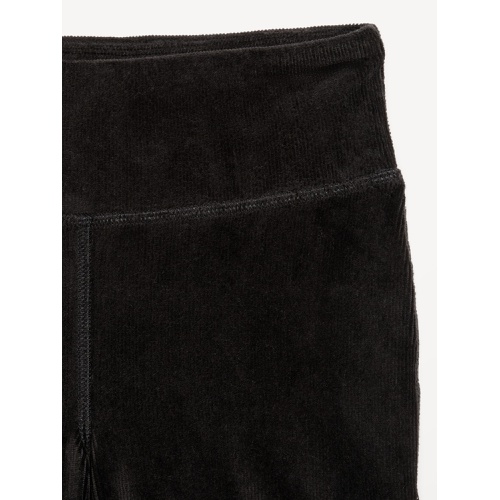 올드네이비 High-Waisted Velour Super Flare Leggings for Girls Hot Deal