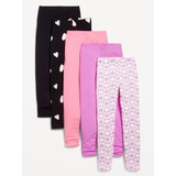 High-Waisted Leggings Variety 5-Pack for Girls