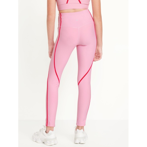 올드네이비 High-Waisted PowerSoft 7/8-Length Performance Leggings for Girls Hot Deal