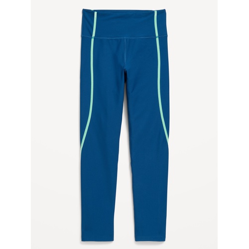 올드네이비 High-Waisted PowerSoft 7/8-Length Performance Leggings for Girls Hot Deal