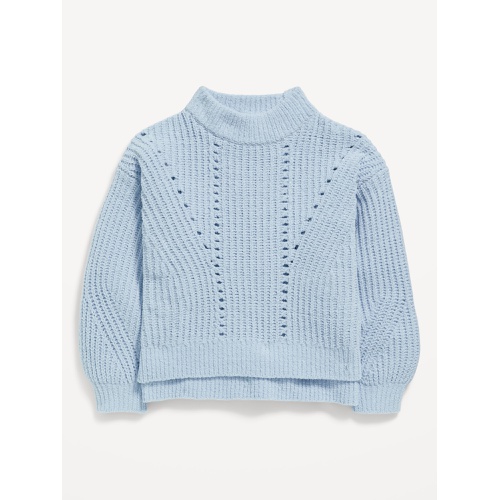 올드네이비 Cozy Mock-Neck Chenille Sweater for Girls