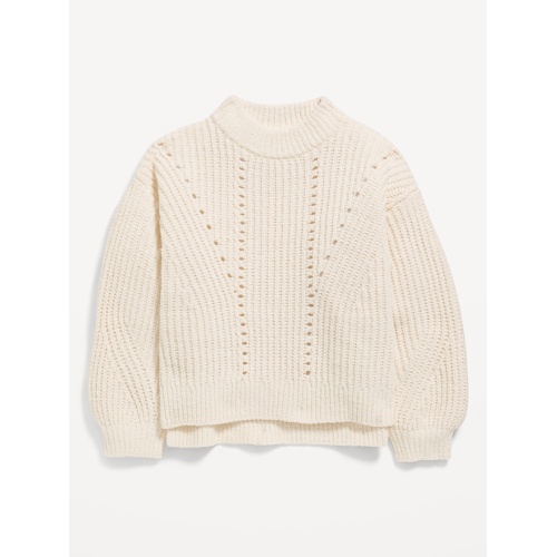 올드네이비 Cozy Mock-Neck Chenille Sweater for Girls