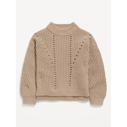 올드네이비 Cozy Mock-Neck Chenille Sweater for Girls