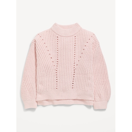 올드네이비 Cozy Mock-Neck Chenille Sweater for Girls