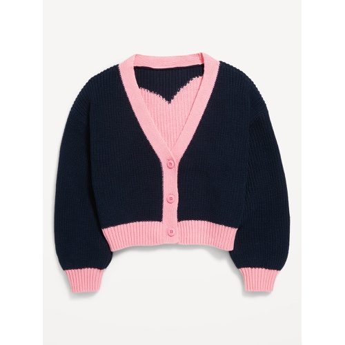 올드네이비 Printed Button-Front Cardigan Sweater for Girls