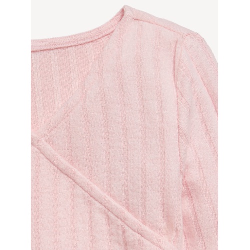 올드네이비 Cozy Wrap-Front Ribbed Top for Girls