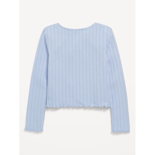 올드네이비 Cozy Wrap-Front Ribbed Top for Girls