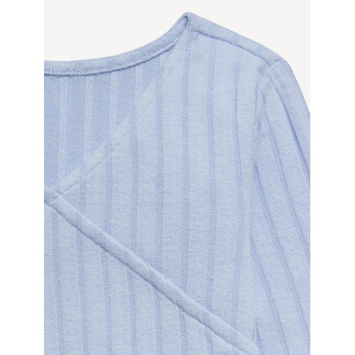 올드네이비 Cozy Wrap-Front Ribbed Top for Girls