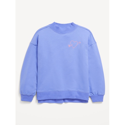 올드네이비 Mock-Neck Tunic Sweatshirt for Girls