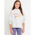 Mock-Neck Tunic Sweatshirt for Girls