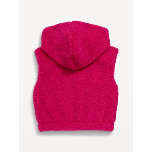 올드네이비 Hooded Sherpa Vest for Girls Hot Deal