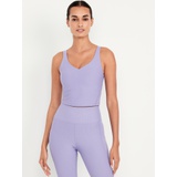 Light Support PowerSoft Rib Longline Sports Bra