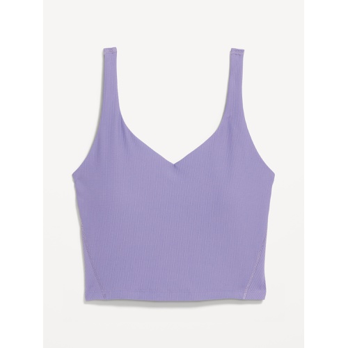 올드네이비 Light Support PowerSoft Rib Longline Sports Bra