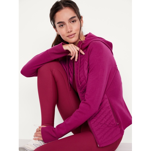 올드네이비 Dynamic Fleece Hybrid Zip Hoodie Hot Deal