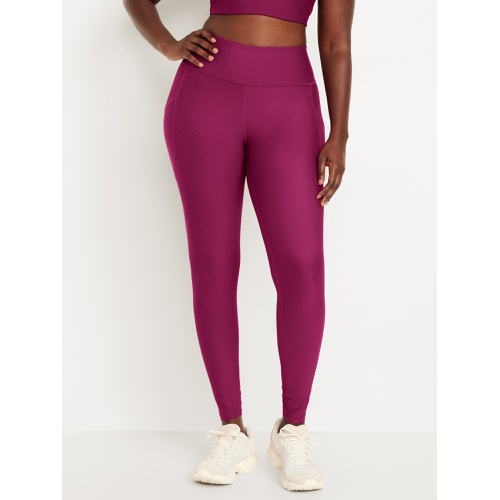 올드네이비 High-Waisted PowerSoft Full-Length Pocket Leggings