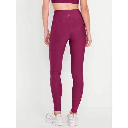 올드네이비 High-Waisted PowerSoft Full-Length Pocket Leggings