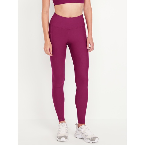 올드네이비 High-Waisted PowerSoft Full-Length Pocket Leggings