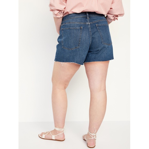 올드네이비 Mid-Rise Boyfriend Cut-Off Jean Shorts -- 5-inch inseam