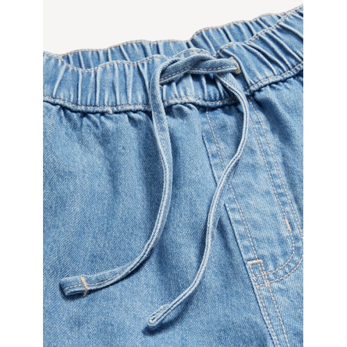 올드네이비 High-Waisted Baggy Jean Shorts -- 3-inch inseam