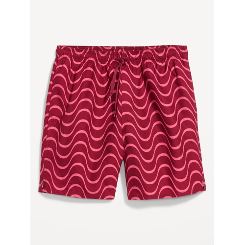 올드네이비 Printed Swim Trunks -- 7-inch inseam