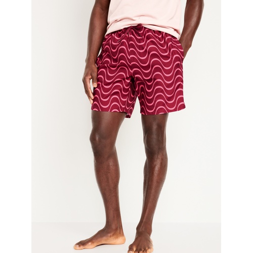 올드네이비 Printed Swim Trunks -- 7-inch inseam